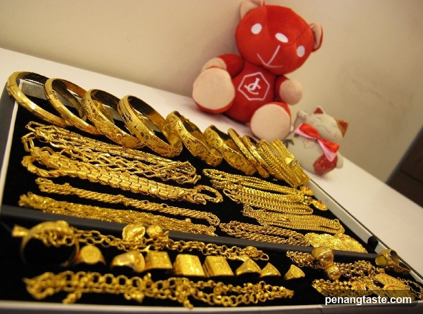 Gold Jewelry Display