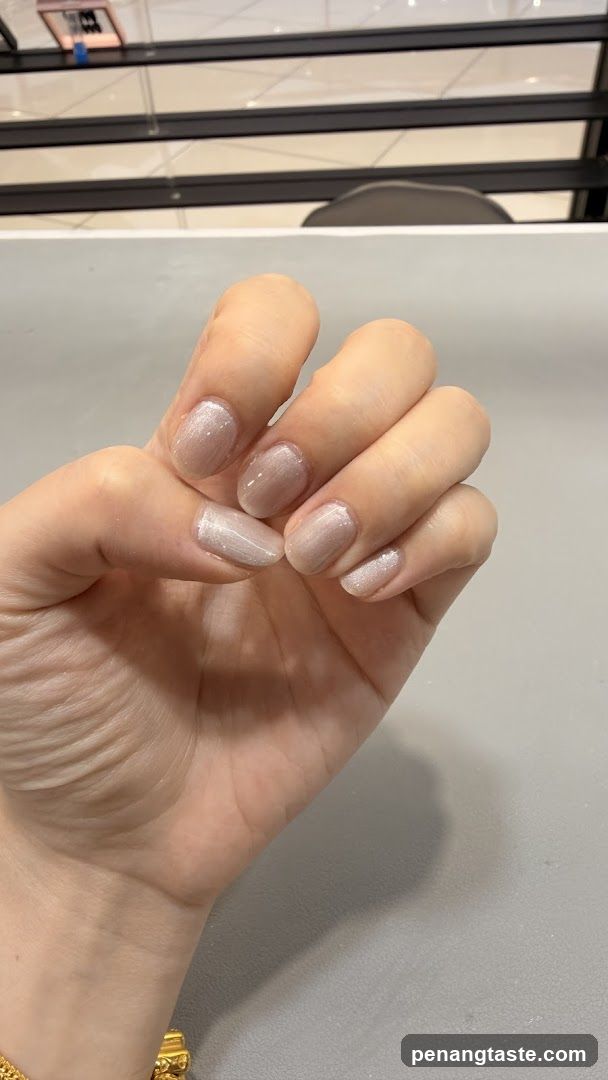 Hand with Nail Art