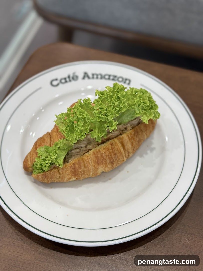Café Amazon Croissant Sandwich