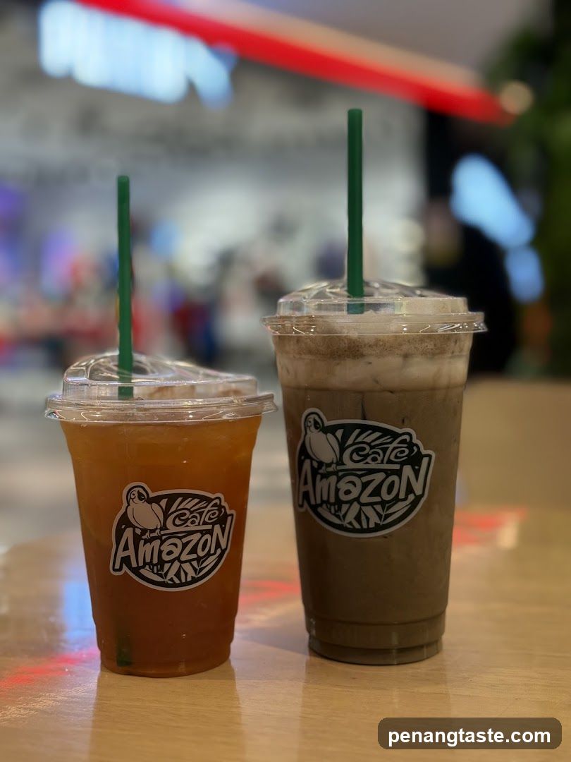 Cafe Amazon beverages
