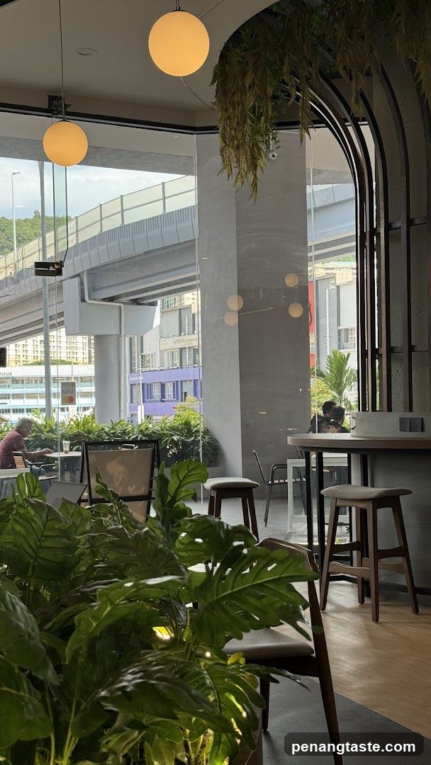 Interior café view