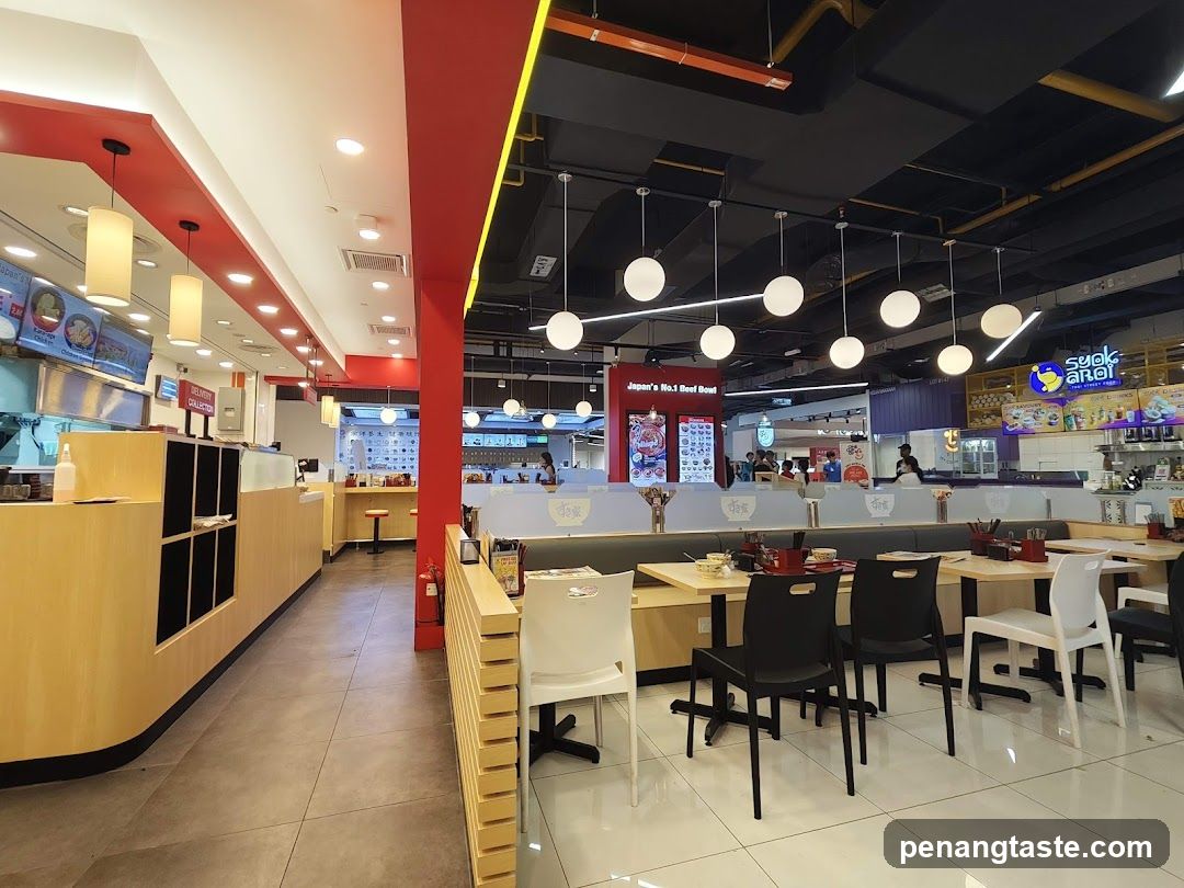Food court interior