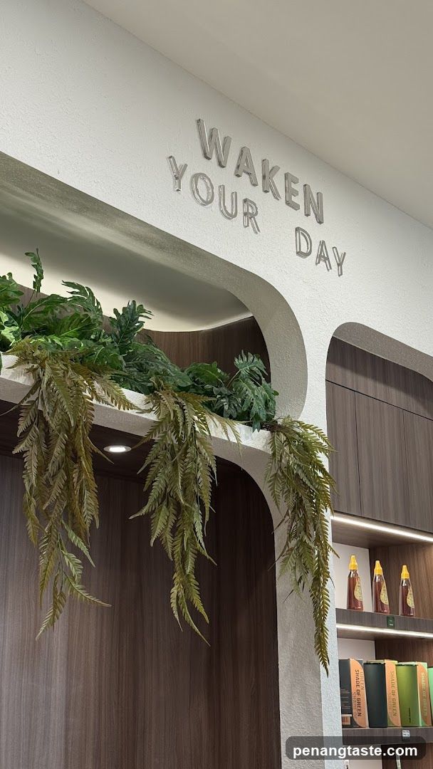 Interior Signage with Greenery