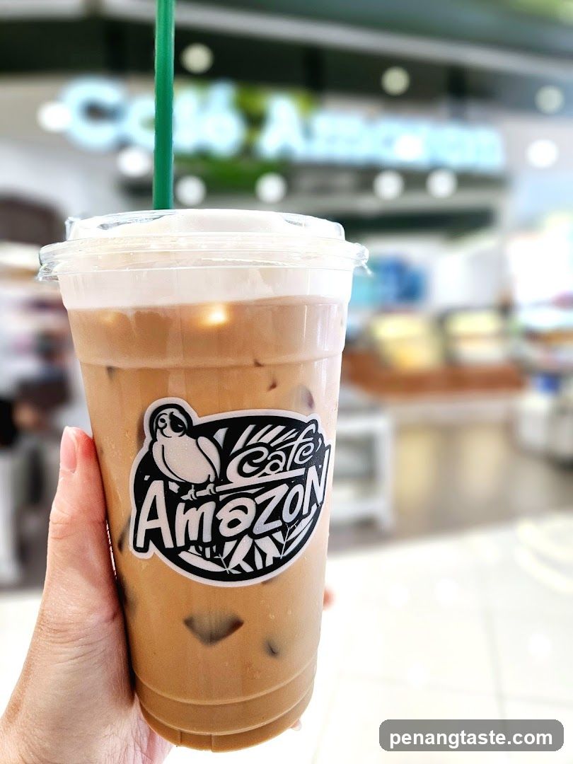 Cafe Amazon iced beverage