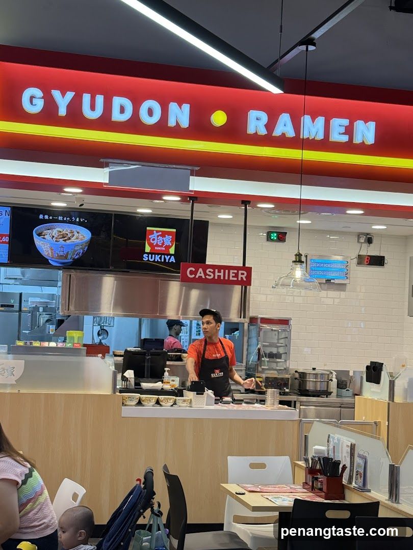 Sukiya Gyudon Ramen Shop Interior