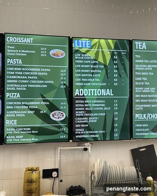 Menu Board Display