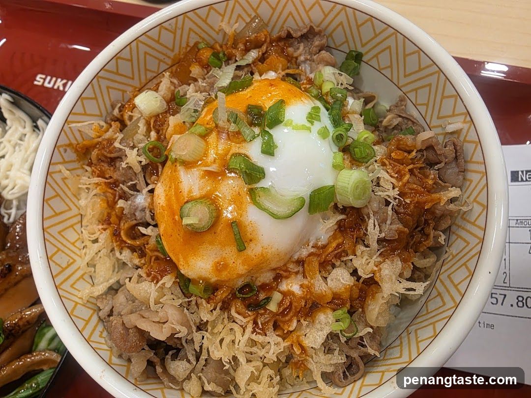Bowl of Japanese-style rice bowl