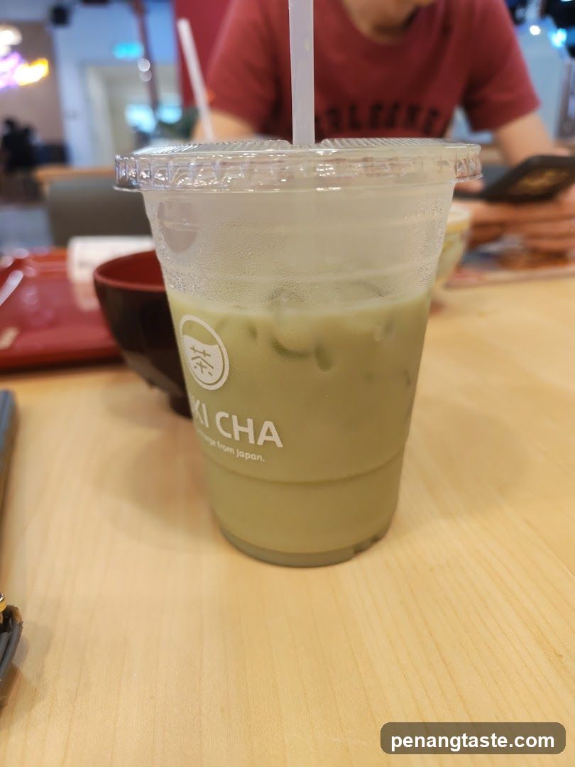 Matcha Drink at Restaurant