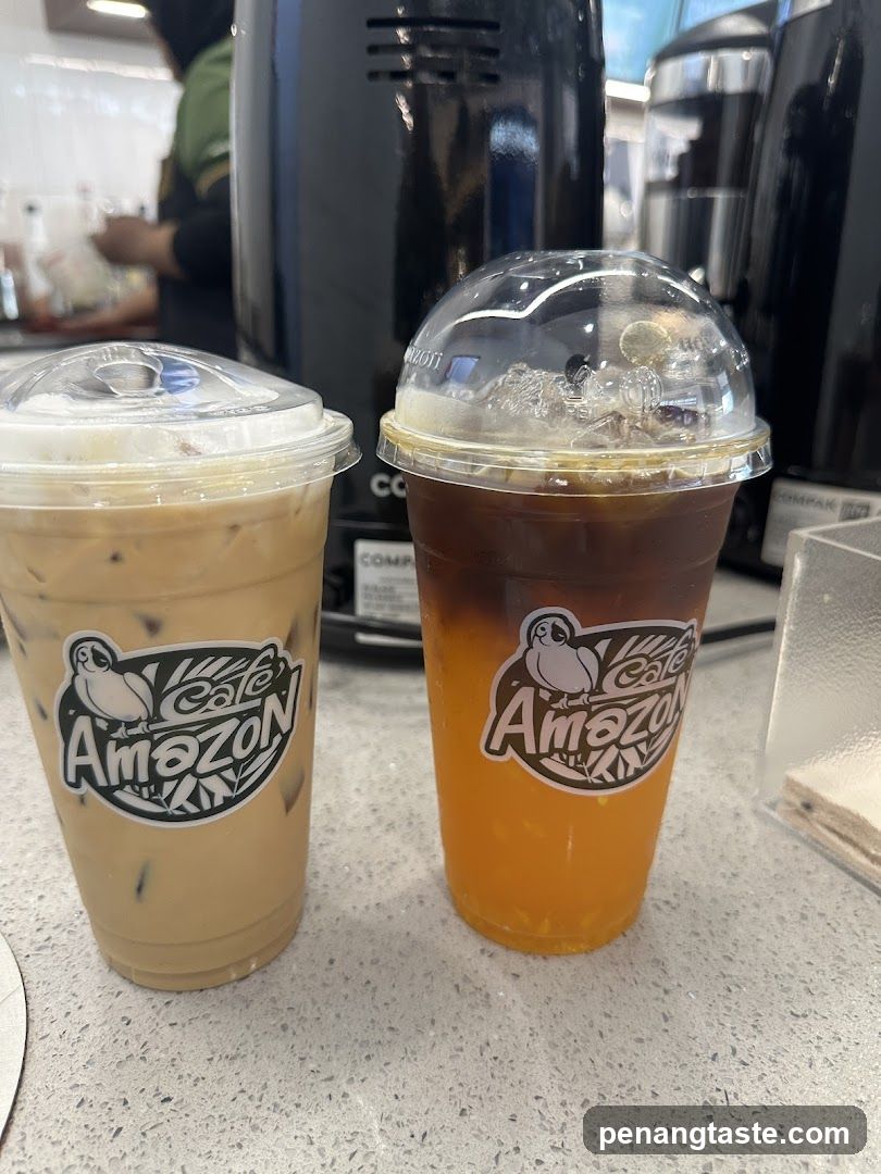 Cafe Amazon beverages