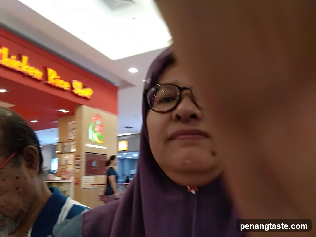Interior Food Court Scene
