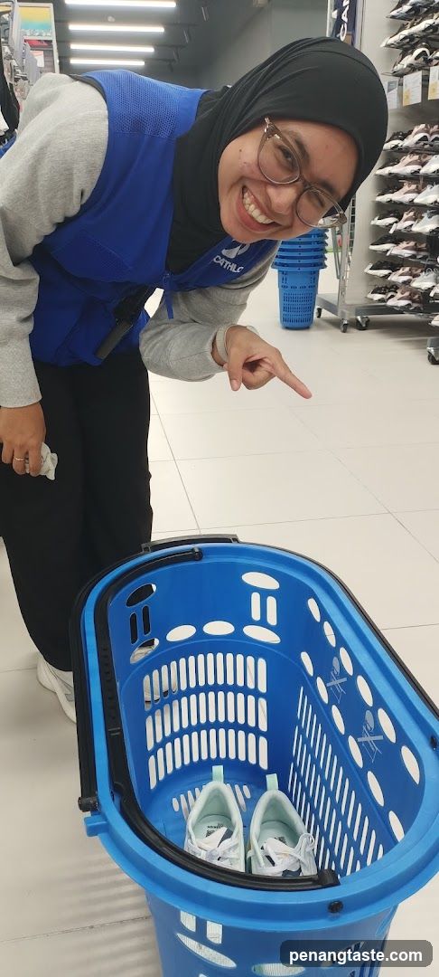 Shopping Basket with Shoes