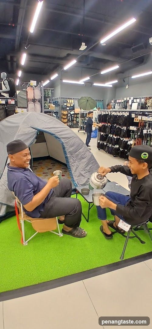 Camping Scene in Store