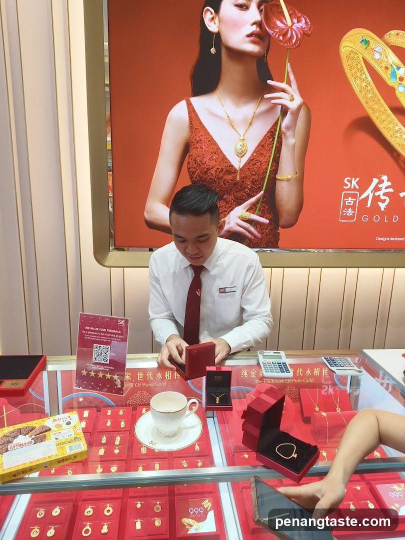 Gold Jewelry Store Interior