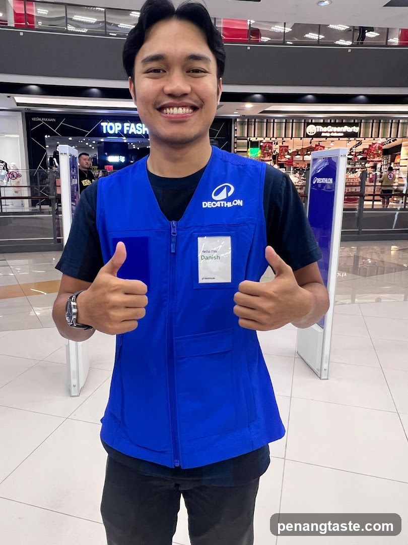 Decathlon Staff Member in Mall
