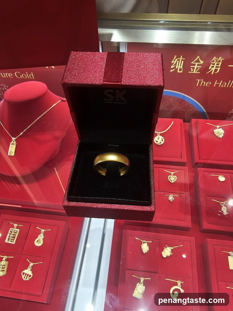 Gold Jewelry Display