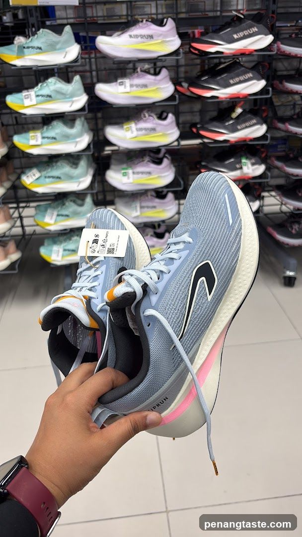 Running Shoe Display in Store
