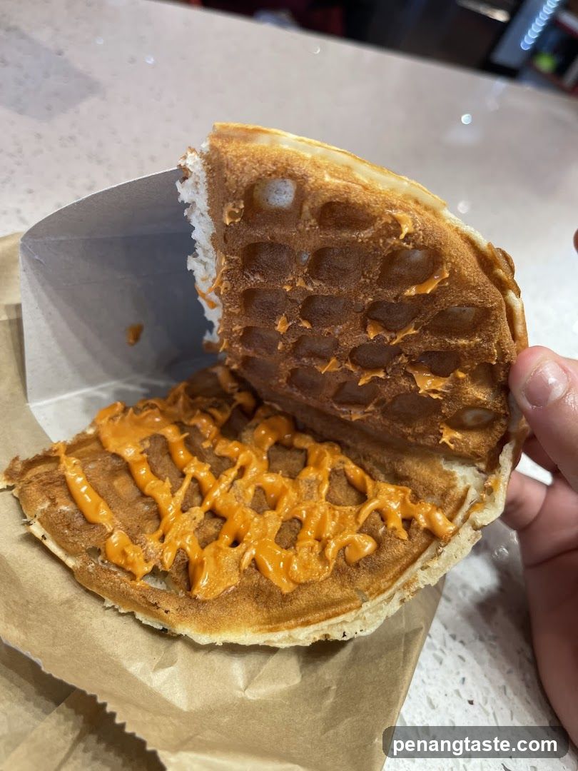 Waffle with Sauce