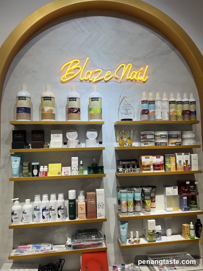 Blaze Nail Store Interior