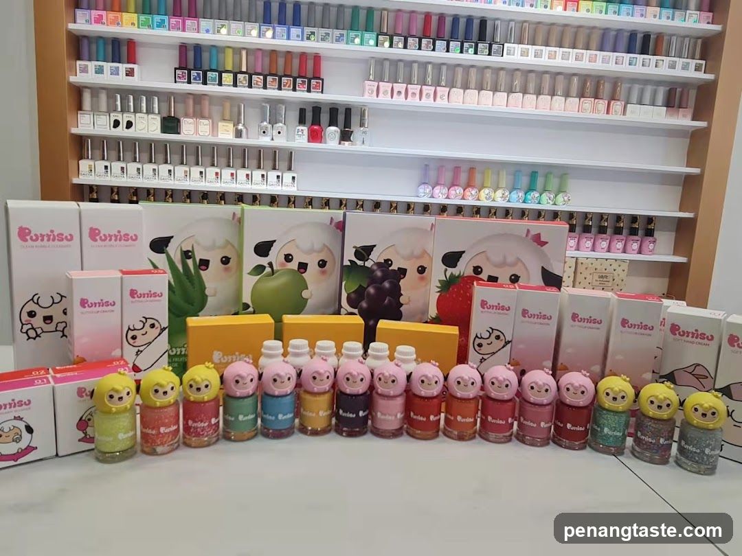 Nail Salon Interior Display