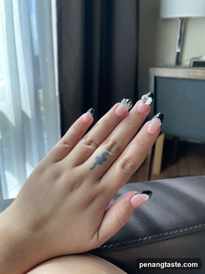 Hand with Nail Art