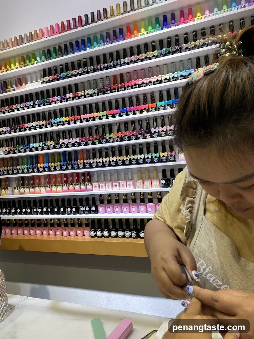 Nail Salon Interior