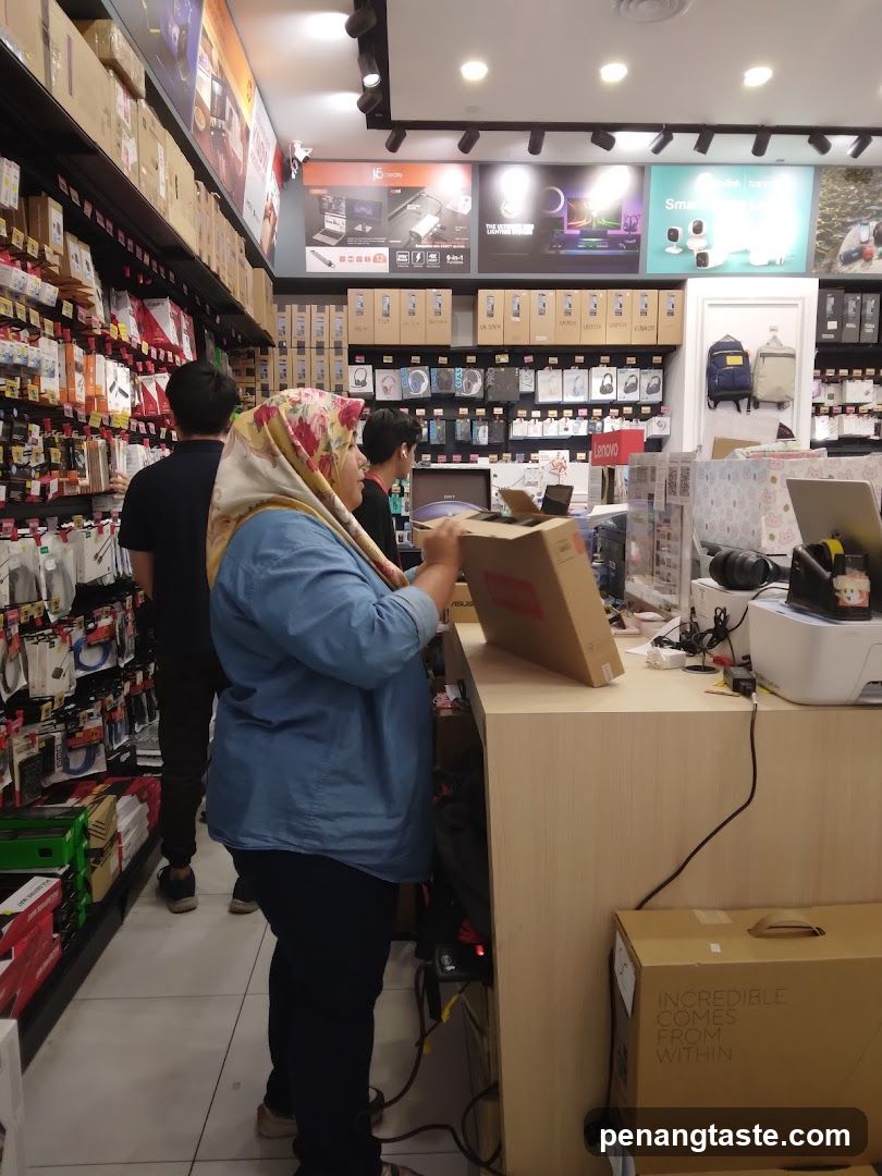Electronics Store Interior