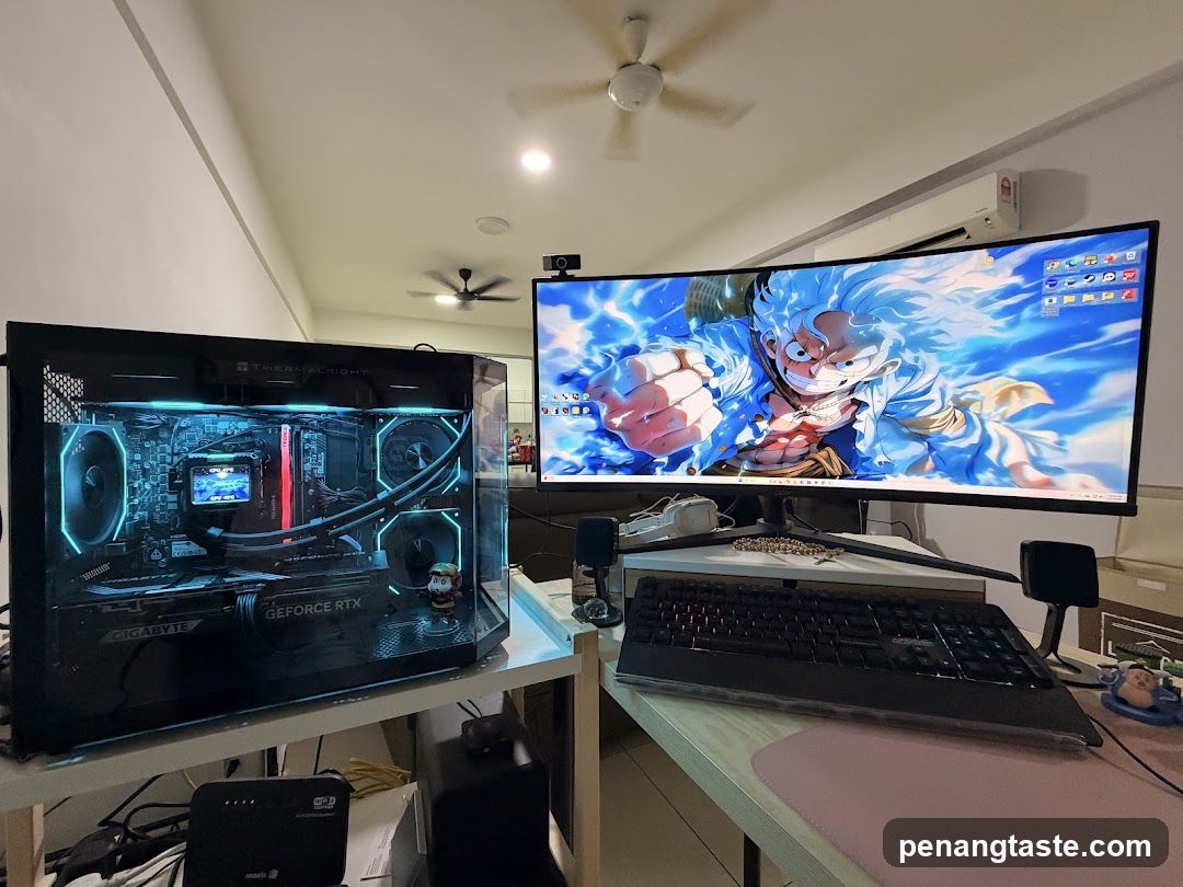 Computer Setup in Room