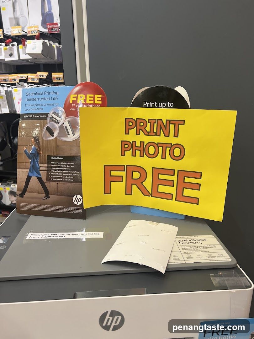Printer Promotion Display