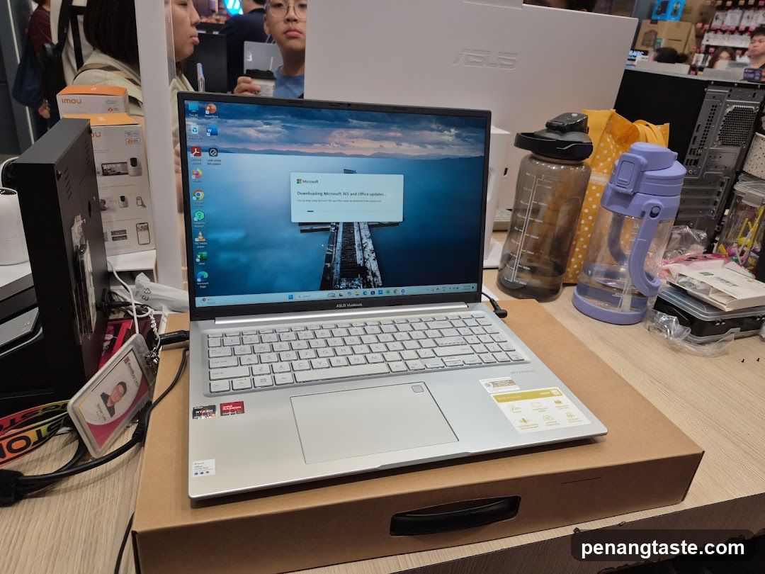 Laptop Display in Store