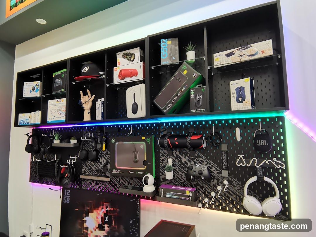 Gaming Store Interior Display