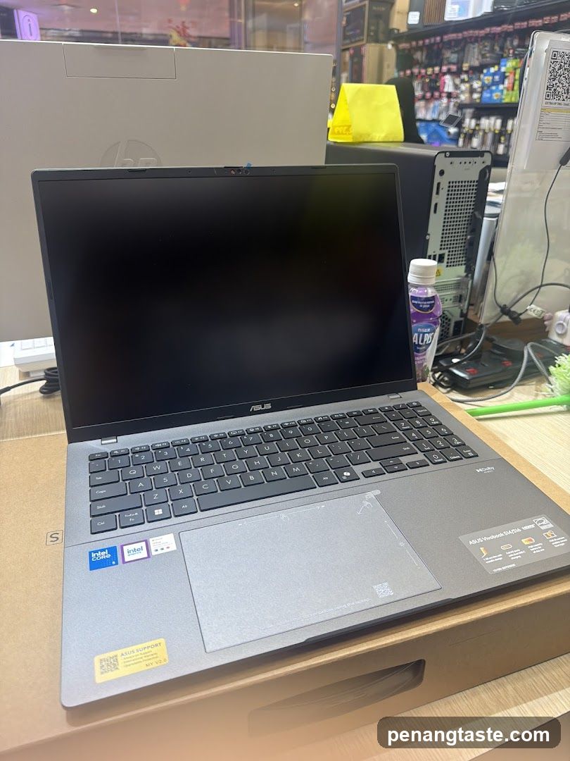 ASUS Laptop Displayed in Store