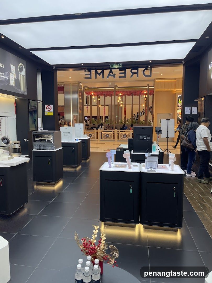 Interior of a retail store