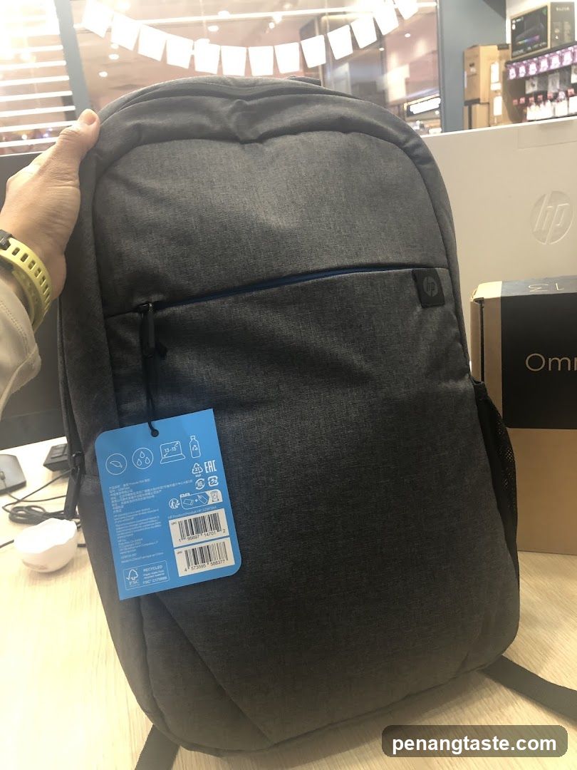HP Backpack in Store