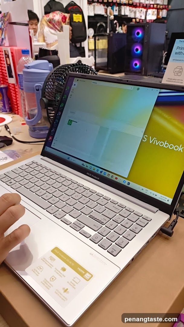 Laptop Display in Store