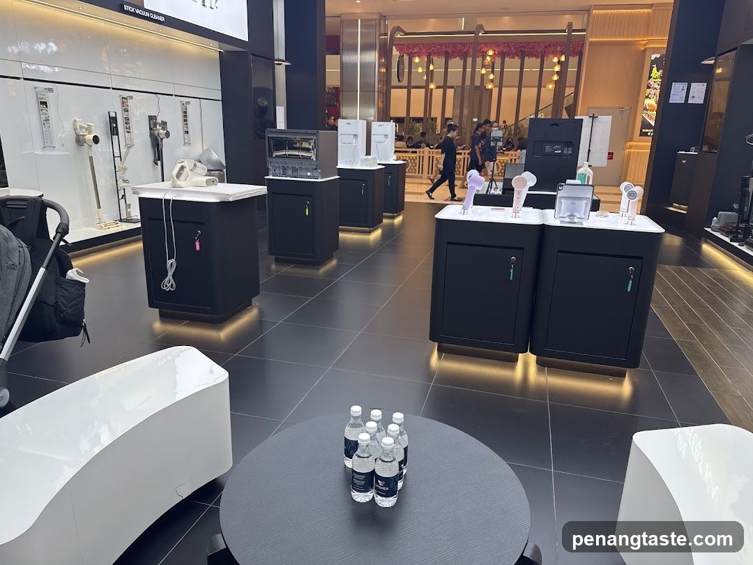 Interior of a retail store