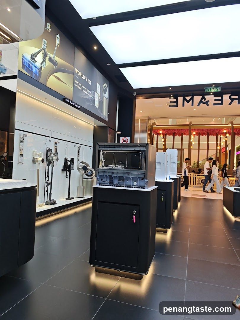 Interior of retail store