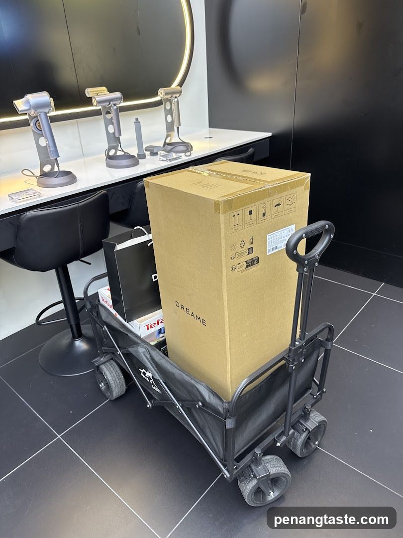 Interior of retail space