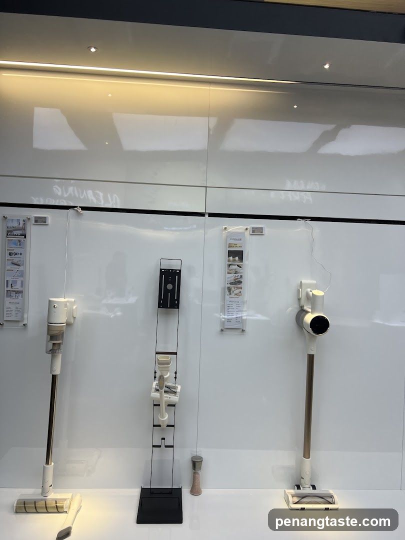 Store Display of Cleaning Devices