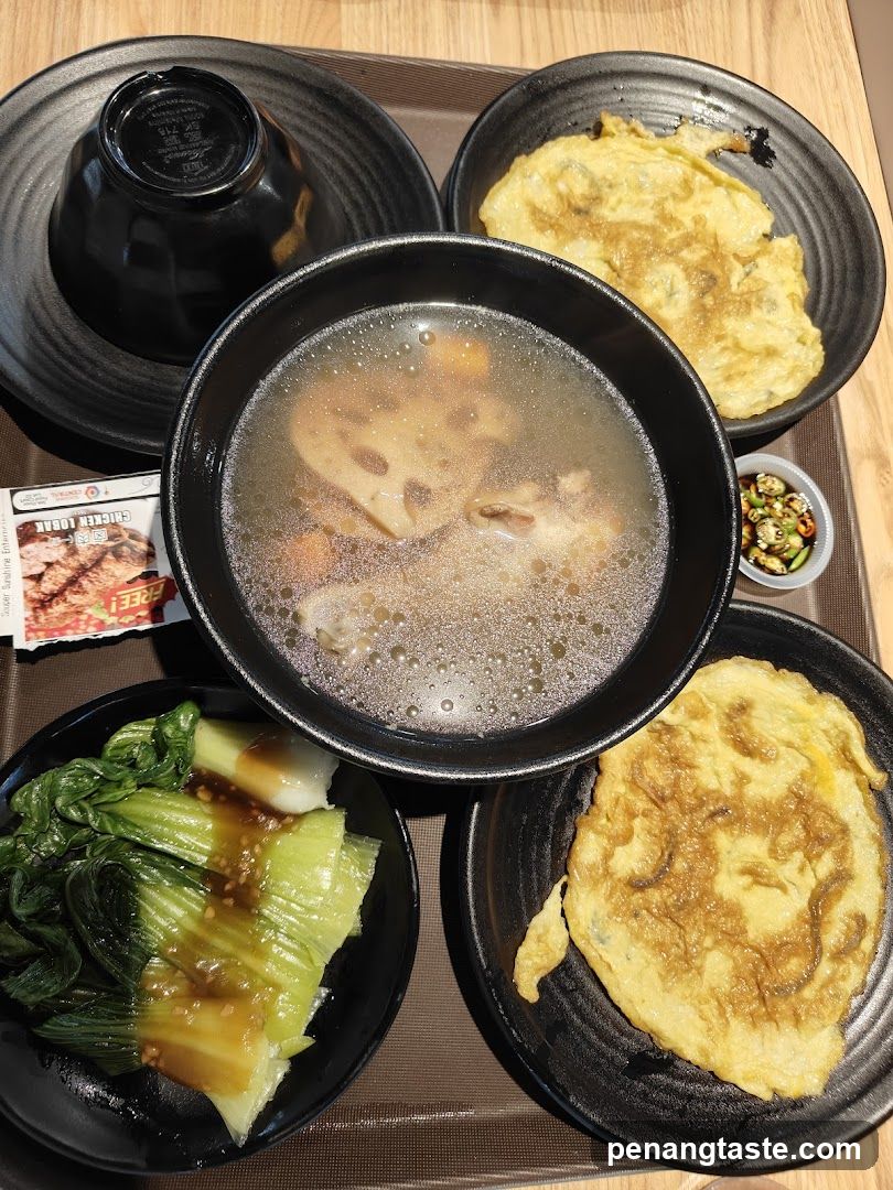 Food Tray with Dishes