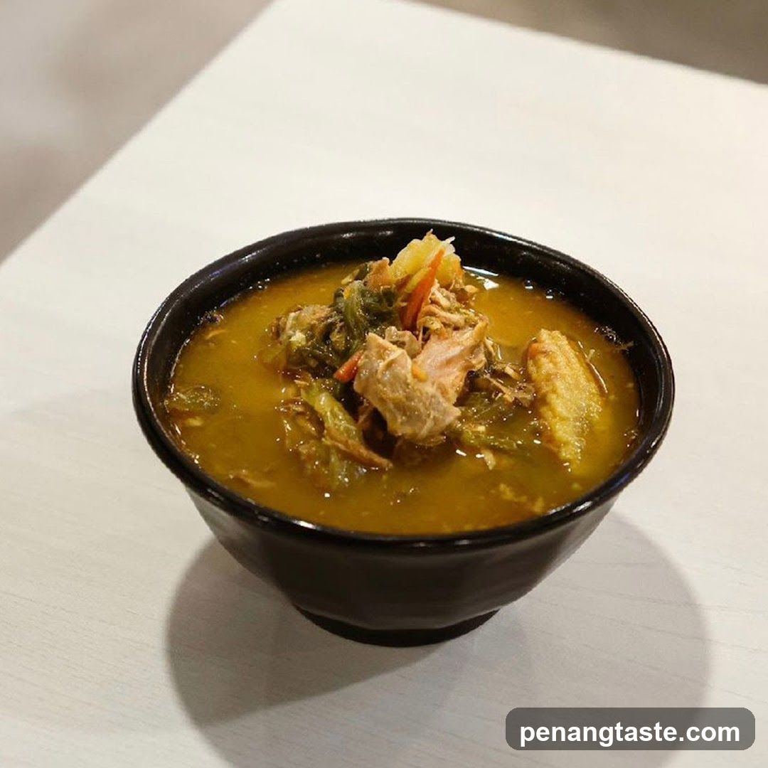 Soup in a bowl