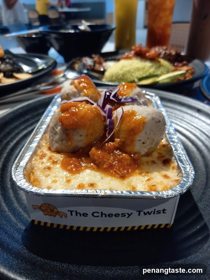 The Cheesy Twist dish