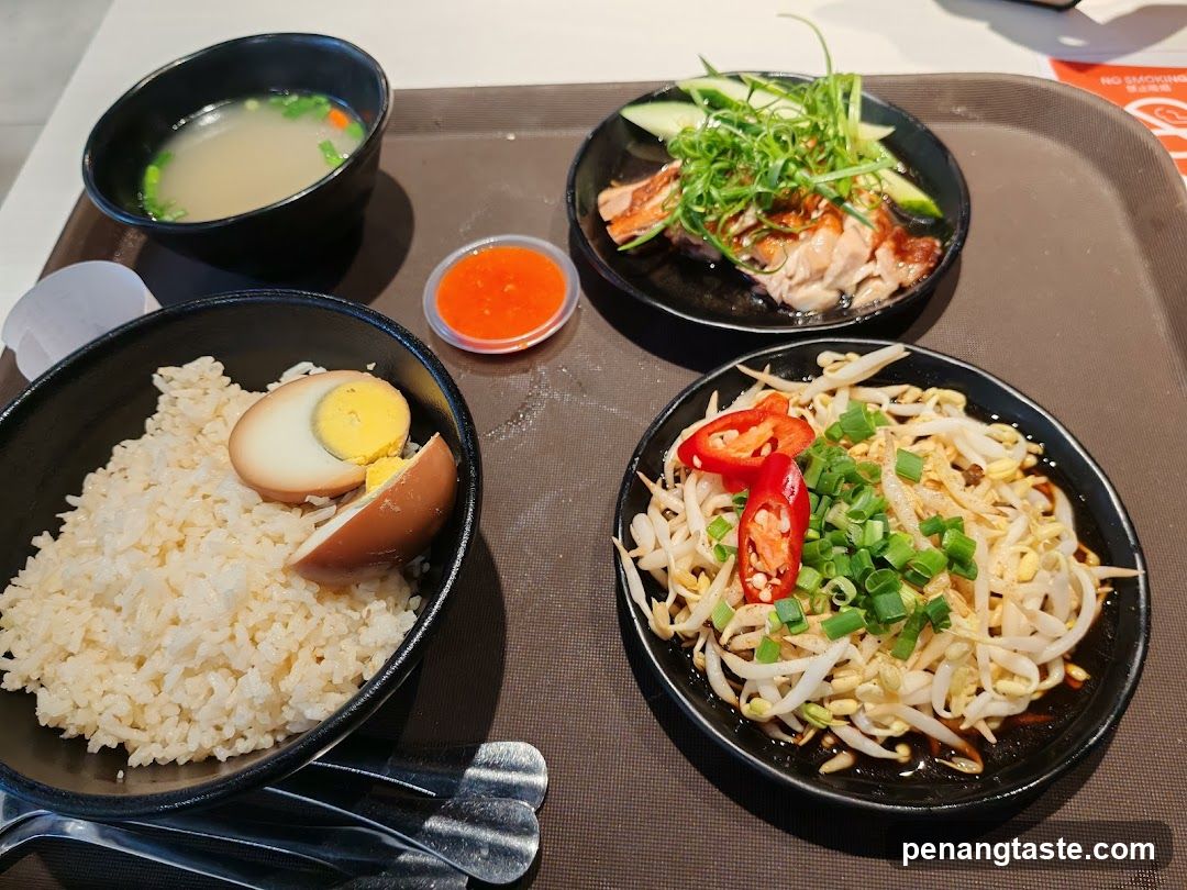 Food Tray with Dishes