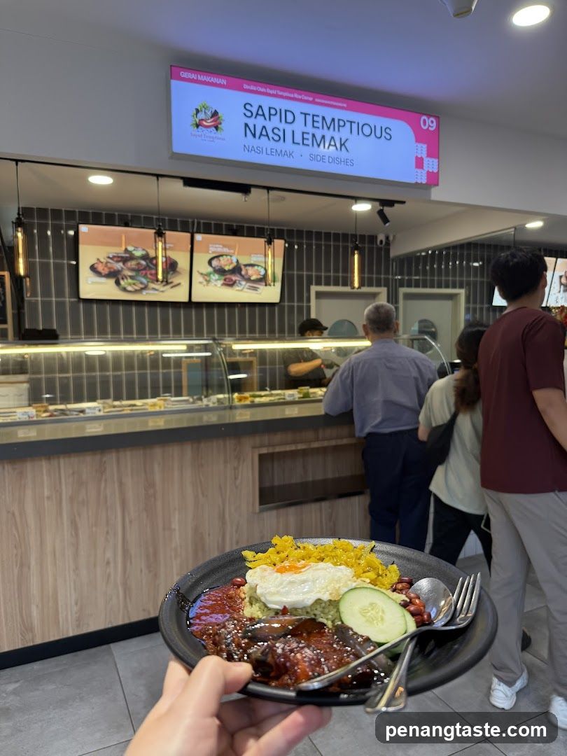 Nasi Lemak Counter Interior