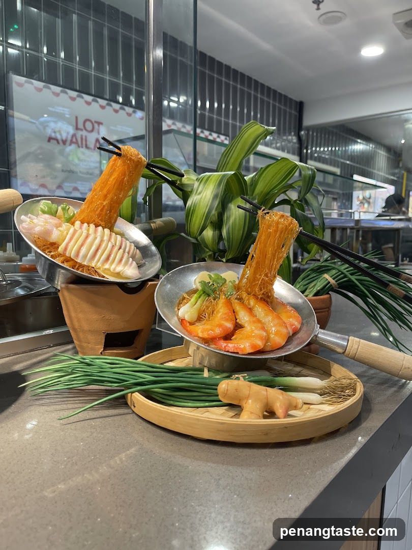 Food Display at Restaurant Counter