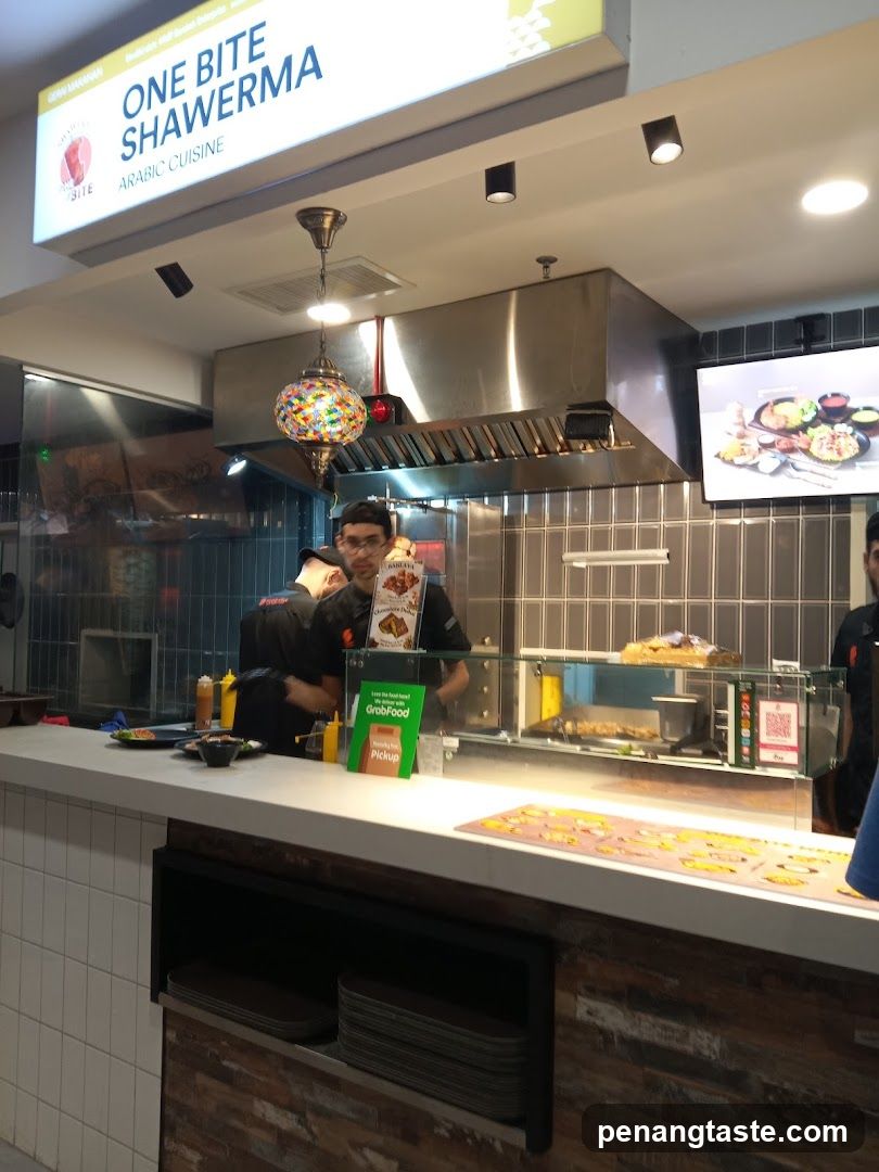 One Bite Shawarma Shop Interior