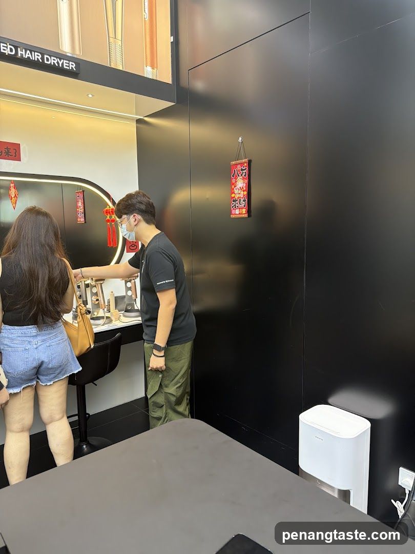 Interior of a beauty or hair salon