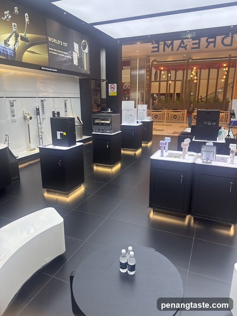 Interior of a retail store