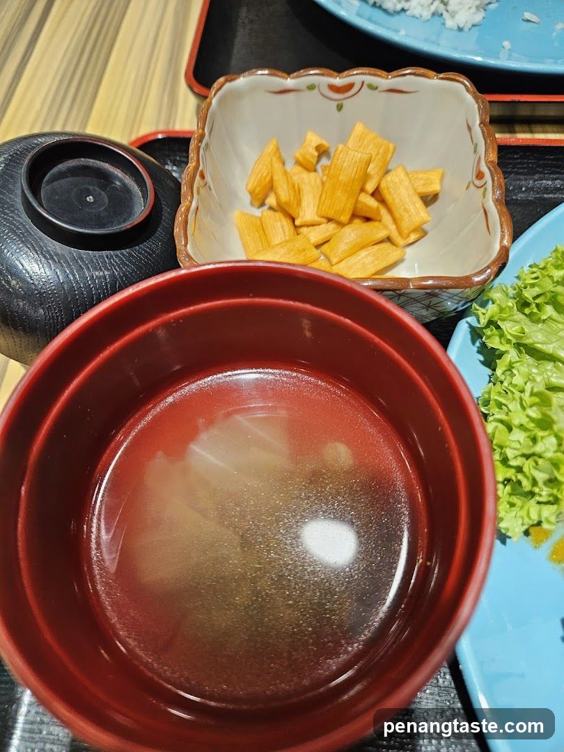 Table Setting with Food Items