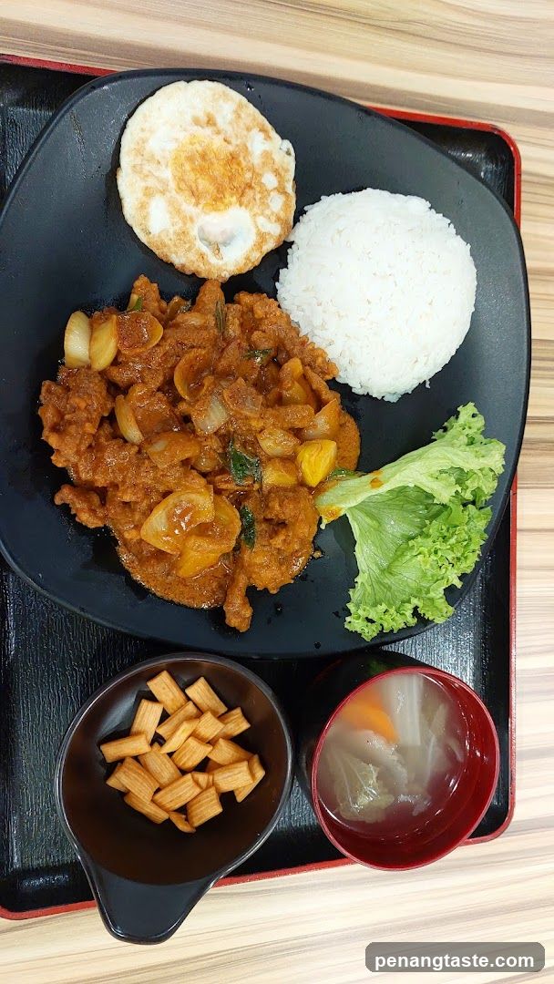 Food Plate on Tray