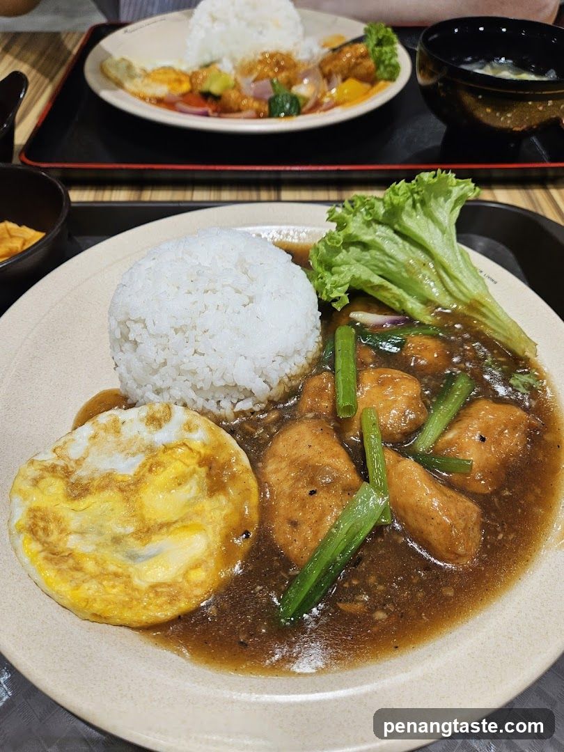 Food served at a restaurant